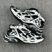 【預售】巴黎 BLC 7.0 Runner 時尚復古作舊 增高 老爹鞋 休閒鞋 黑白：圖片 5