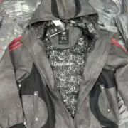 【預售】【福利回饋】THUG CLUB x AD originals 25FW 聯名 鍍銀logo 人造皮皮革皮衣衝鋒衣夾克外套：圖片 18