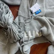 CELIN 21FW 刺繡logo 針織全羊毛毛衣 帽T連帽衛衣帽衫：圖片 11