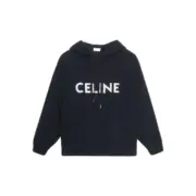 CELIN 21FW 刺繡logo 針織全羊毛毛衣 帽T連帽衛衣帽衫：圖片 3