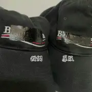 巴黎 BLC 22FW 膠帶遮蔽 可樂波浪 作舊破壞 老帽 鴨舌帽 棒球帽 帽子：圖片 4