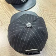 【現貨】Chrome Hearts 25SS 寶劍藤蔓刺繡 鴨舌帽棒球帽帽子 麂皮條紋/牛仔 925純銀：圖片 7