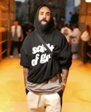 Fear of God x Saint 發泡印花 字母 帽T連帽衛衣帽衫 Jerry：圖片 3