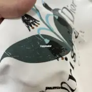 【現貨】D1OR 25FW Couture 開裂小破壞 胸前字母logo 背後鈴蘭花 短袖T恤 黑色/白色：圖片 24