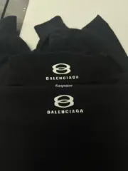 巴黎 BLC 24FW Unity 雙環刺繡字母logo 高領 長袖T恤衛衣：圖片 9