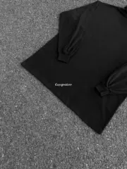 巴黎 BLC 24FW Unity 雙環刺繡字母logo 高領 長袖T恤衛衣：圖片 13