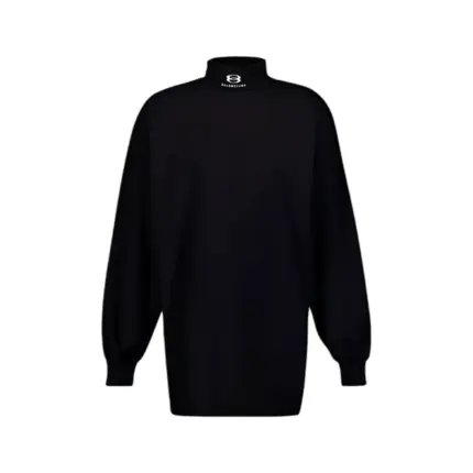 巴黎 BLC 24FW Unity 雙環刺繡字母logo 高領 長袖T恤衛衣