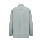 【預售】D1OR 23FW 雙面穿 刺繡logo 水洗牛仔格紋襯衫夾克外套：圖片 7