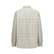 【預售】D1OR 23FW 雙面穿 刺繡logo 水洗牛仔格紋襯衫夾克外套：圖片 9