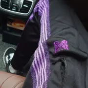 Needles 22SS Butterfly Regular Track Pants 蝴蝶刺繡 復古織帶 休閒褲直筒褲運動褲 黑紫：圖片 4