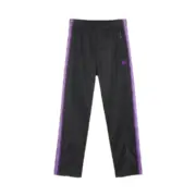 Needles 22SS Butterfly Regular Track Pants 蝴蝶刺繡 復古織帶 休閒褲直筒褲運動褲 黑紫