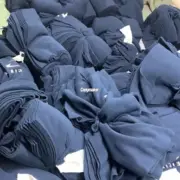 【現貨】BLC 巴黎 25FW Loop Sports Icon 循環單環刺繡 搖粒絨外套運動外套夾克 海軍藍：圖片 7