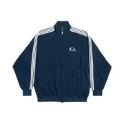 【現貨】BLC 巴黎 25FW Loop Sports Icon 循環單環刺繡 搖粒絨外套運動外套夾克 海軍藍：圖片 2