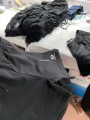 【現貨】巴黎 BLC 24SS Unity 水洗重磅蝕毛 雙環雙圈刺繡 休閒褲棉褲棉短褲：圖片 4