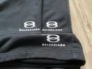 【現貨】巴黎 BLC 24SS Unity 水洗重磅蝕毛 雙環雙圈刺繡 休閒褲棉褲棉短褲：圖片 8