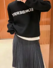 BR 22FW 經典logo印花  羊毛混紡 毛衣大學T圓領衛衣長袖：圖片 3