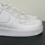 【預售】NK Air Force 1’07 空軍一號 AF1 板鞋休閒鞋籃球鞋 純白/全黑：圖片 5