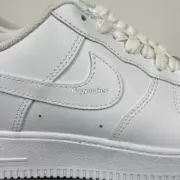 【預售】NK Air Force 1’07 空軍一號 AF1 板鞋休閒鞋籃球鞋 純白/全黑：圖片 7