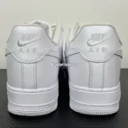 【預售】NK Air Force 1’07 空軍一號 AF1 板鞋休閒鞋籃球鞋 純白/全黑：圖片 8