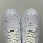 【預售】NK Air Force 1’07 空軍一號 AF1 板鞋休閒鞋籃球鞋 純白/全黑：圖片 12