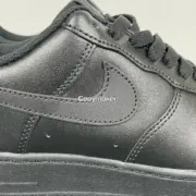 【預售】NK Air Force 1’07 空軍一號 AF1 板鞋休閒鞋籃球鞋 純白/全黑：圖片 16