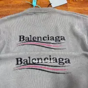 巴黎 BLC 22FW 經典可樂 波浪 針織 毛衣 衛衣 奶茶/墨綠：圖片 9