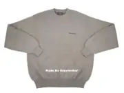 巴黎 BLC 22FW 經典可樂 波浪 針織 毛衣 衛衣 奶茶/墨綠：圖片 10