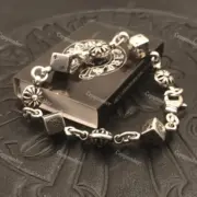 【現貨】Chrome Hearts Dice Bracelet 十字架骰子手鍊手環 白銅 925純銀 克羅心：圖片 10