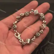 【現貨】Chrome Hearts Dice Bracelet 十字架骰子手鍊手環 白銅 925純銀 克羅心：圖片 12