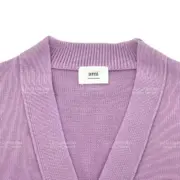 【福利回饋】AMI PARIS 21SS 愛心刺繡Logo V領針織衫開衫夾克外套毛衣：圖片 12