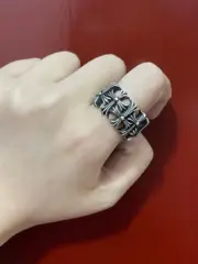 【預售】Chrome Hearts 墓葬十字架 白銅/純銀 戒指 克羅心：圖片 3