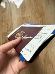 巴黎 BLC 24SS Passport 錢包長夾零錢包皮夾護照套護照夾卡套 牛皮 紅棕色：圖片 11