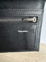 巴黎 BLC 24SS Passport 錢包長夾零錢包皮夾護照套護照夾卡套 牛皮 紅棕色：圖片 14