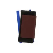 巴黎 BLC 24SS Passport 錢包長夾零錢包皮夾護照套護照夾卡套 牛皮 紅棕色：圖片 3