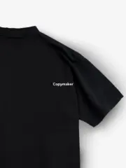 巴黎 BLC 24SS Political Campaign 模糊漸層迷霧可樂波浪 短袖T恤 黑色米白 經典款：圖片 12