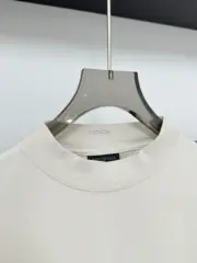 巴黎 BLC 24SS Political Campaign 模糊漸層迷霧可樂波浪 短袖T恤 黑色米白 經典款：圖片 19