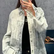 D1OR 24SS MKII-Effect Overshirt 3D素描 水洗做舊 牛仔襯衫夾克外套：圖片 5