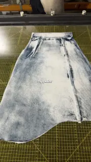 D1OR 24SS MKII-Effect Overshirt 3D素描 水洗做舊 牛仔襯衫夾克外套：圖片 10