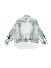 D1OR 24SS MKII-Effect Overshirt 3D素描 水洗做舊 牛仔襯衫夾克外套：圖片 12