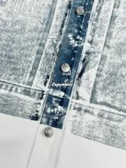 D1OR 24SS MKII-Effect Overshirt 3D素描 水洗做舊 牛仔襯衫夾克外套：圖片 15