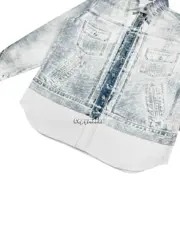 D1OR 24SS MKII-Effect Overshirt 3D素描 水洗做舊 牛仔襯衫夾克外套：圖片 16