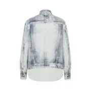 D1OR 24SS MKII-Effect Overshirt 3D素描 水洗做舊 牛仔襯衫夾克外套：圖片 3