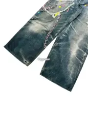 【現貨】Acne Studios 25SS 做舊水洗 糖果鏈條 3D印花 直筒牛仔褲長褲工裝褲 1981M/2006：圖片 19