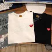 Human made 刺繡 愛心小logo 簡約 竹節棉 短袖 T恤：圖片 5