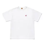 Human made 刺繡 愛心小logo 簡約 竹節棉 短袖 T恤：圖片 4