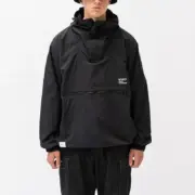WTAPS 23AW SBS JACKET NYLONTUSSAH 軍事風格 連帽夾克風衣衝鋒衣：圖片 3