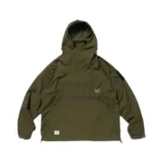 WTAPS 23AW SBS JACKET NYLONTUSSAH 軍事風格 連帽夾克風衣衝鋒衣：圖片 5