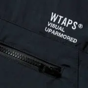 WTAPS 23AW SBS JACKET NYLONTUSSAH 軍事風格 連帽夾克風衣衝鋒衣：圖片 7