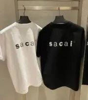【預售】WTAPS x SACAI 25SS 聯名 素色簡約 後背字母logo 短袖T恤：圖片 7