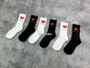 《三雙一組》NK x Drake NOCTA 聯名 愛心 寶劍刺繡 中筒襪長襪棉襪運動襪襪子：圖片 10